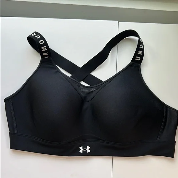 Under Armour Women's Black Sports Bra - Picture 1 of 5